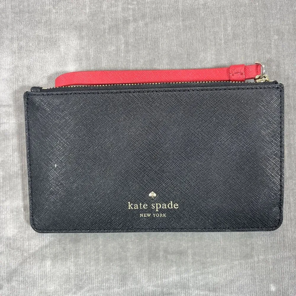 Kate Spade Karolina Cameron Street Wallet Wristlet Corner Zip Colorblock‎ Love